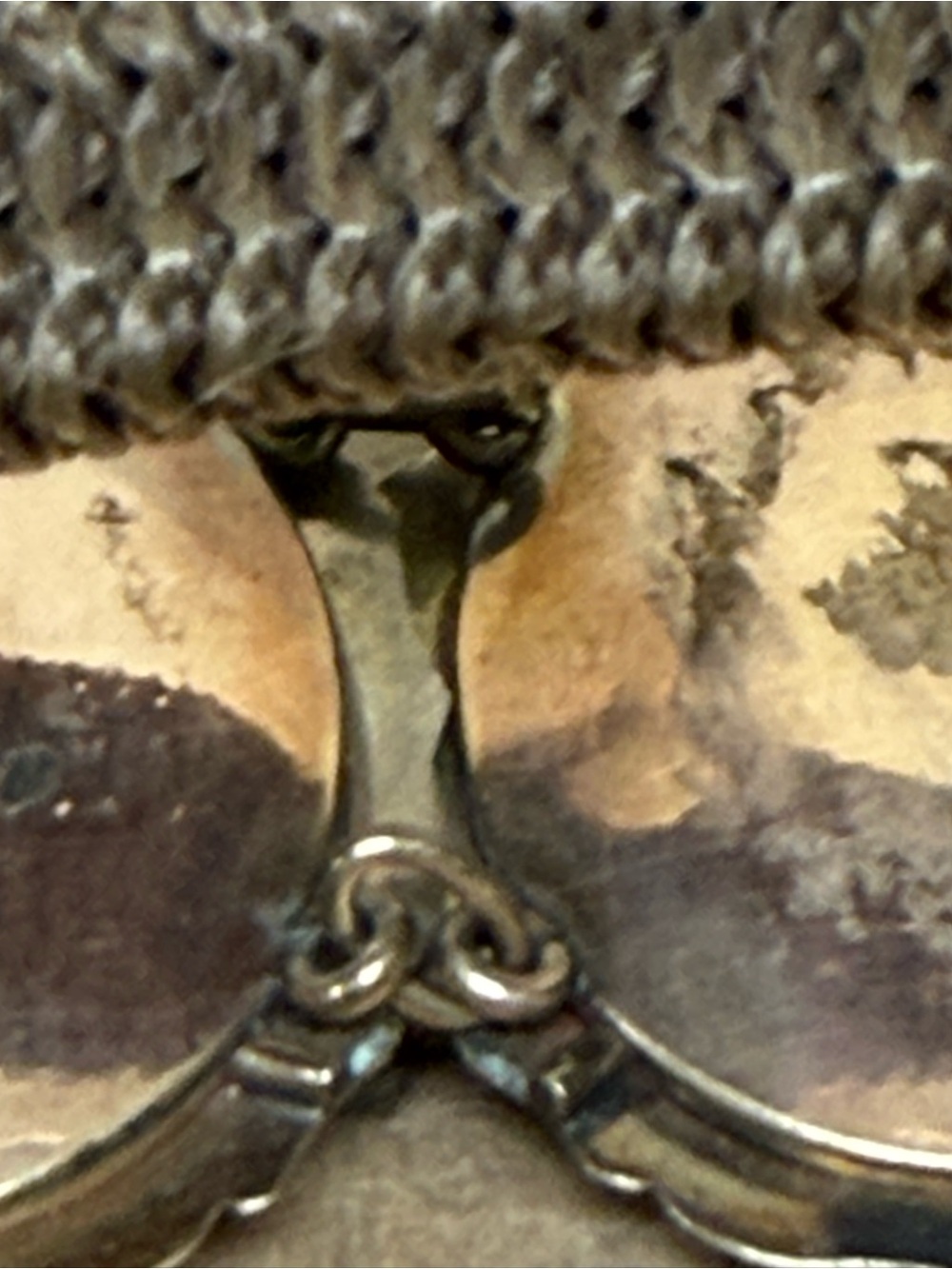 10K Gold Victorian Mourning Bracelet with Hair Band and 3 Hair Filled Lockets - Picture 12 of 15